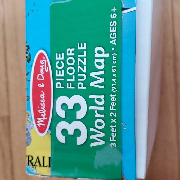 World map 33 piece floor puzzle - Picture 8 of 8